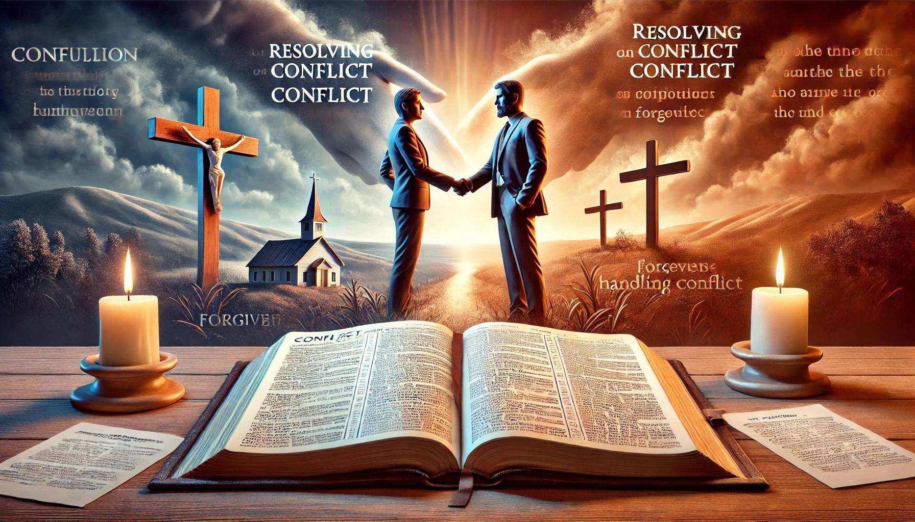 what does the bible say about conflict