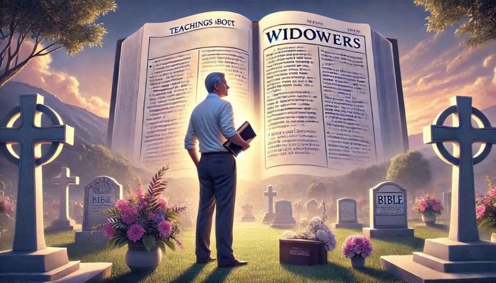 what does the bible say about widowers