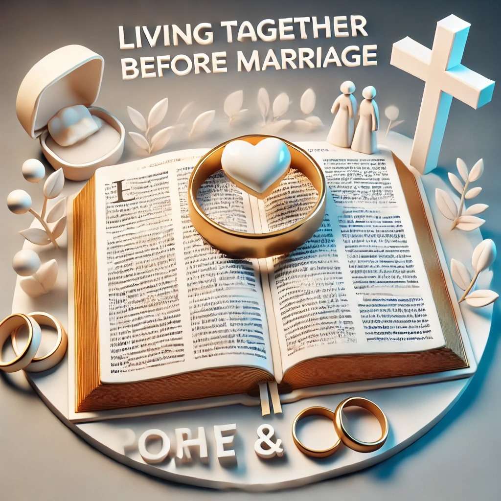 is it right what the bible says about living together before marriage